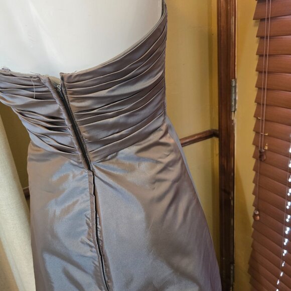 Juniors Vintage MORI LEE By MADELINE GARDNER Bridesmaid Prom Formal sz 7 - Picture 5 of 16